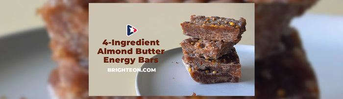 4-Ingredient Almond Butter Energy Bars