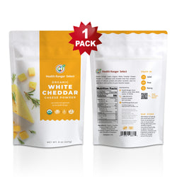 Organic White Cheddar Cheese Powder  8 oz (227g)
