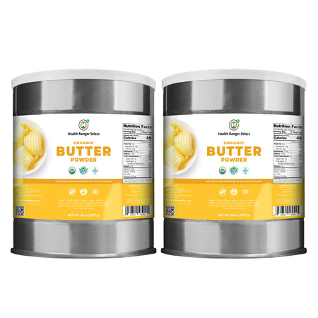 Organic Butter Powder 38 oz (1077 g) #10 Can (2-Pack)