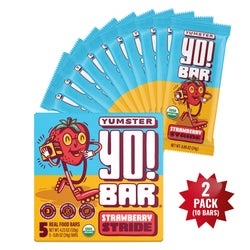 Bearded Brother's Yumster Yo! Bar – Strawberry Stride 5 Bars (2-Pack)