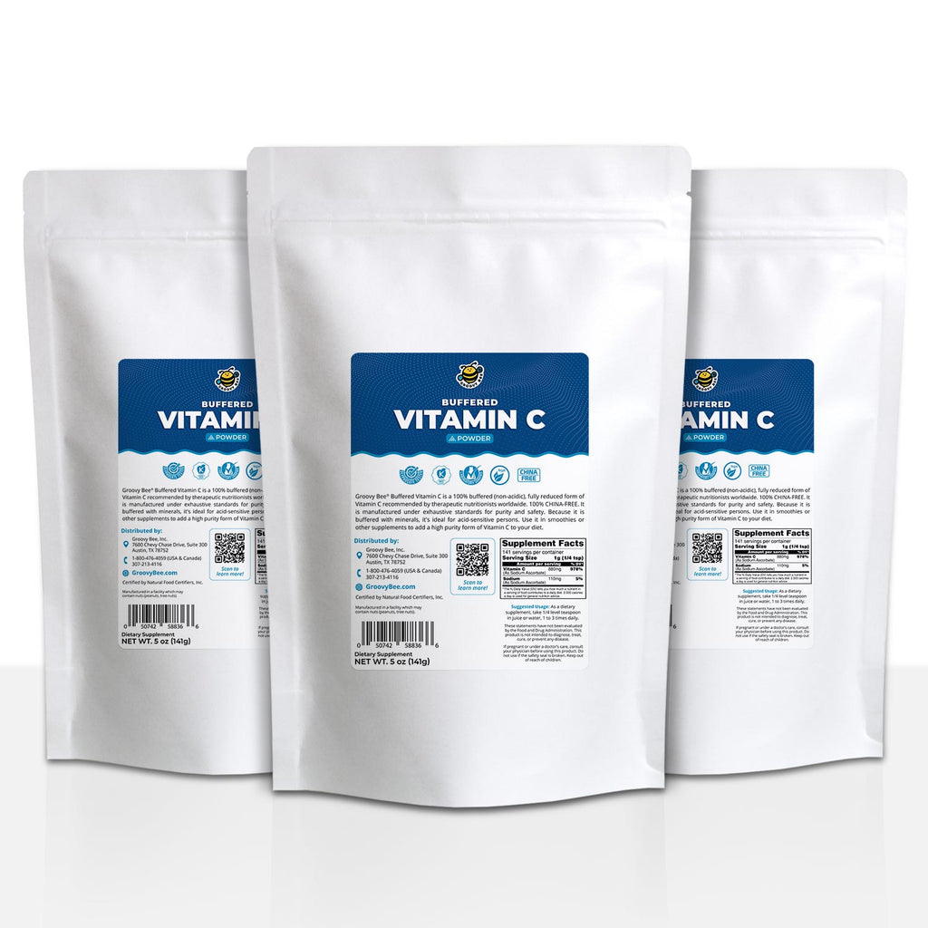 Buffered Vitamin C Powder 5 oz (141g) (3Pack) — Brighteon Store