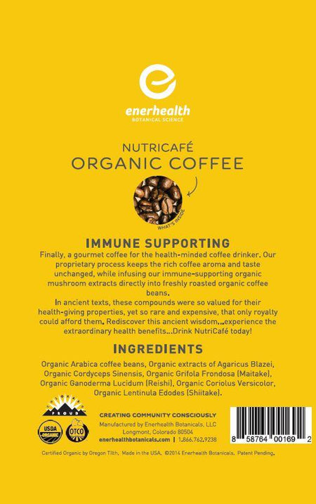 Nutricafe Organic Immune Support Coffee (6-Pack)