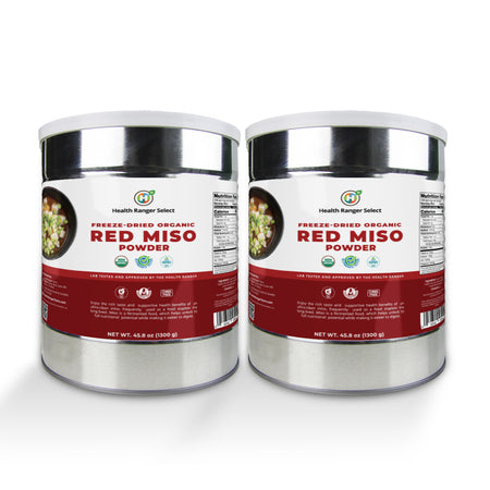 Freeze Dried Organic Red Miso Powder 45oz (1300g) #10 can (2-Pack)