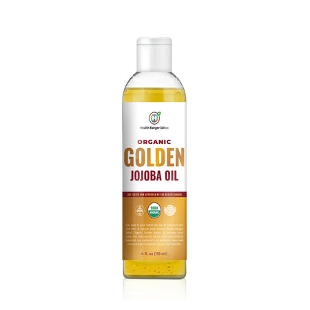 Organic Golden Jojoba Oil 4 fl oz (118ml) (3-Pack)