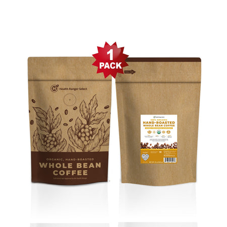 100% Organic Hand-Roasted Whole Bean Coffee Variety B (4-Pack)