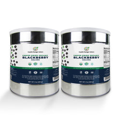 Freeze-Dried Organic Blackberry Halves (9oz, #10 can) (2-Pack)