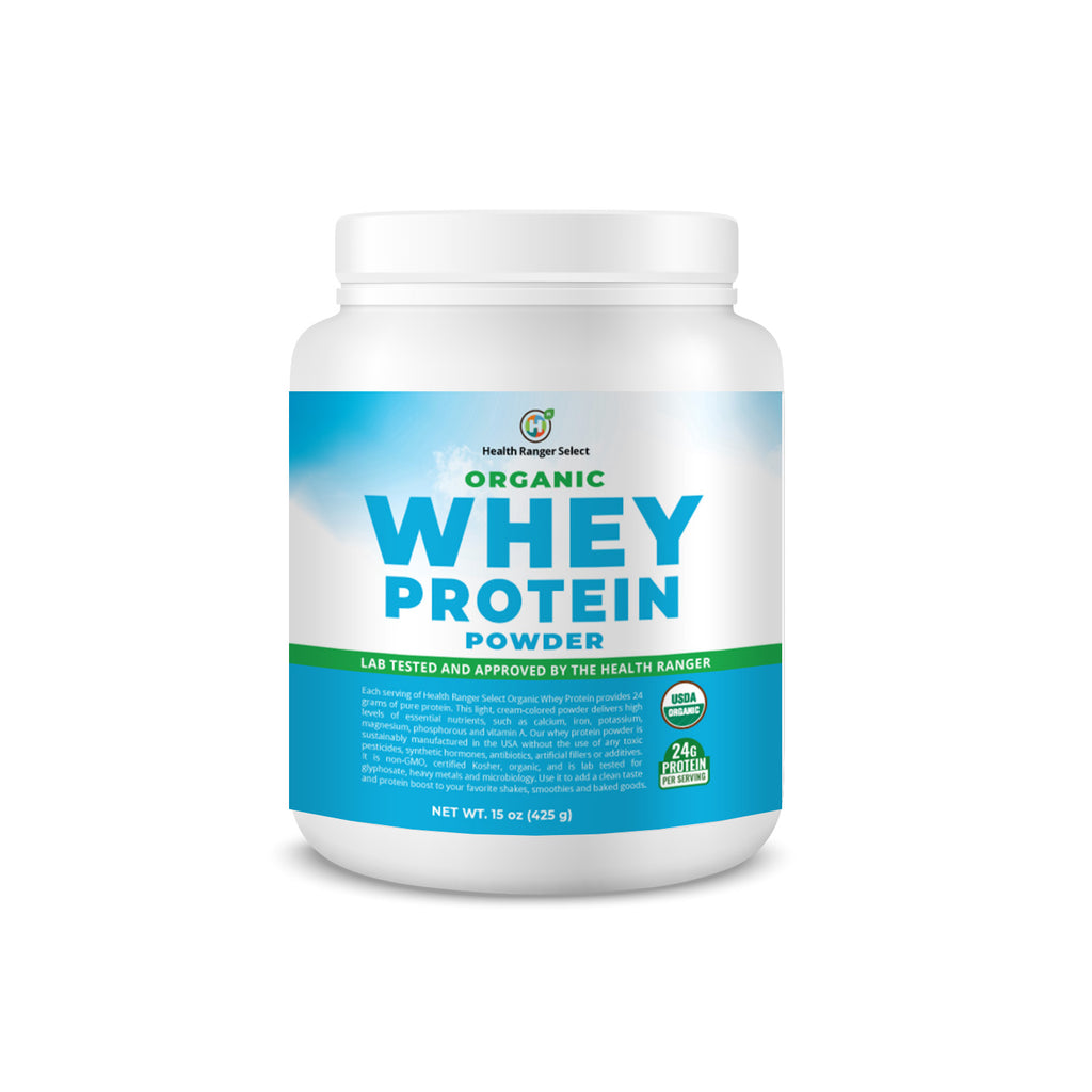 Organic Whey Protein Powder 15 oz (425g) — Brighteon Store