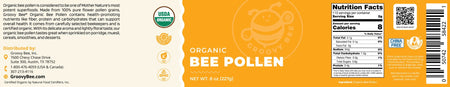 Organic Bee Pollen - Groovy Bee® 8oz (227g) (3-Pack)