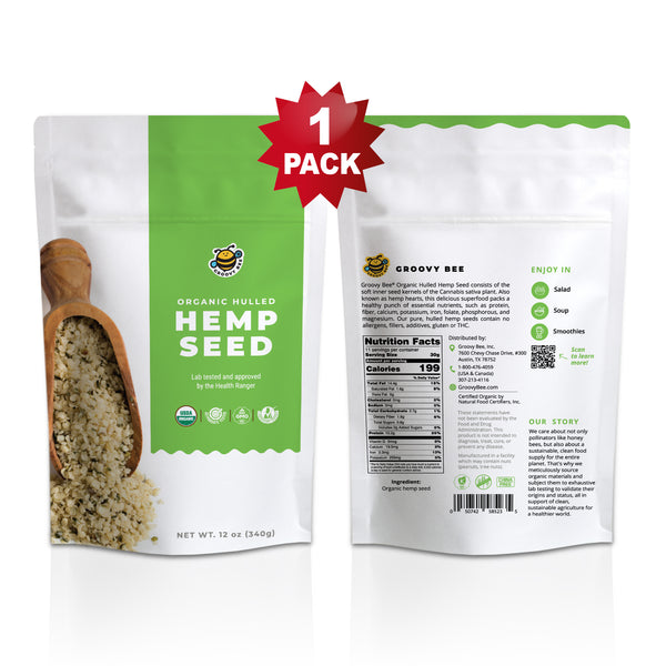 Organic Hulled Hemp Seed