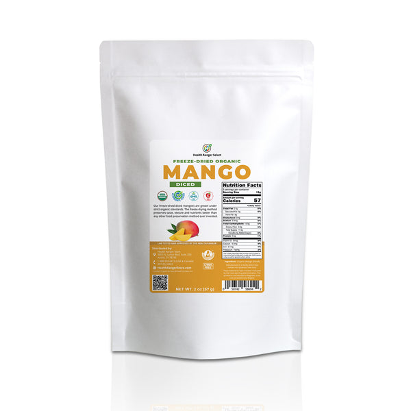 Organic Freeze-Dried Mango Pieces