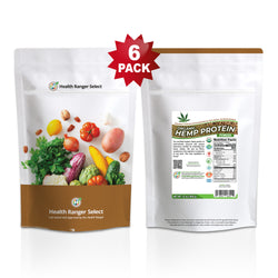 Organic Hemp Protein Powder 12 oz (340 g) (6-Pack)