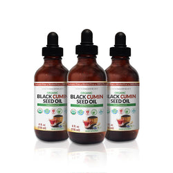 Organic Black Cumin Seed Oil 4oz (118 ml) (3-Pack)