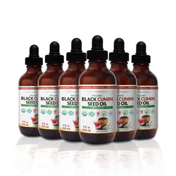 Organic Black Cumin Seed Oil 4oz (118 ml) (6-Pack)