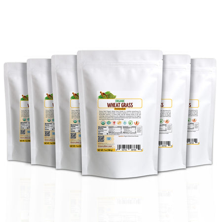 Organic Wheat Grass Powder 7oz (198g) (6-Pack)