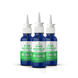 Pine Needle Nasal Spray with Silver and Iodine 2 fl. oz (59 ml) (3-Pack)