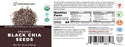Mini Bucket - Organic Black Chia Seeds 60 oz (1700 g)