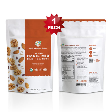 Organic Trail Mix - Raisins & Nuts 8 oz (227g)