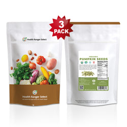Organic Pumpkin Seeds 12 oz (340 g) (3-Pack)