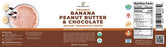Organic Banana Peanut Butter & Chocolate Instant Superfood Shake  22 oz (624g)
