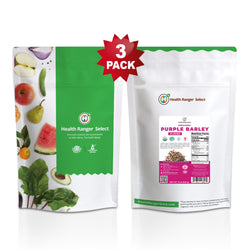 Organic Purple Barley Flakes 12 oz (340 g) (3-Pack)