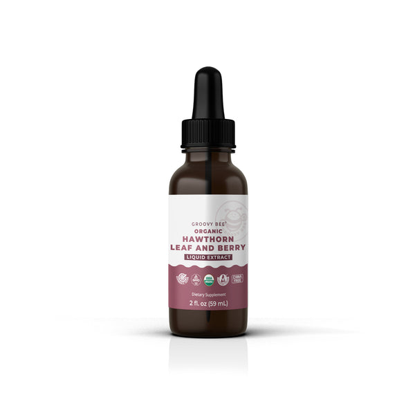 Organic Hawthorn Leaf and Berry Liquid Extract