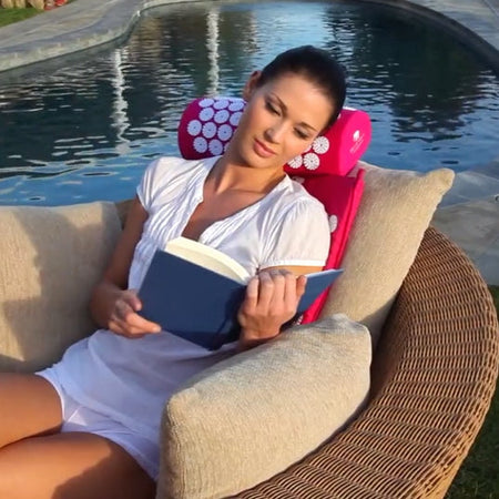 BON Acupressure Mat & Pillow - Pink