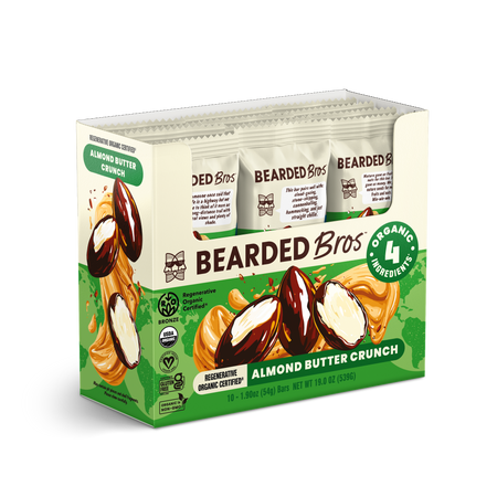 Regenerative Organic Certified® Almond Butter Crunch Bars (10-Pack)