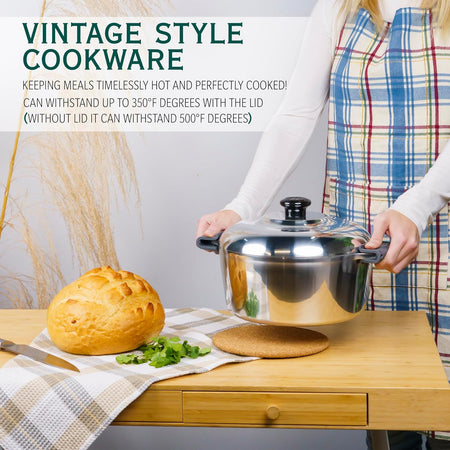 3 Quarts Round Dutch Oven with Lid