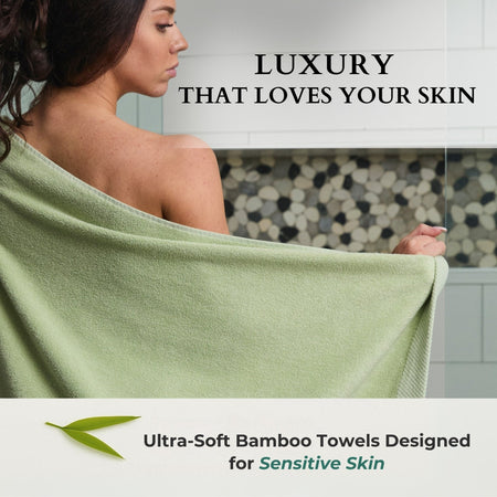 Bamboo Bath Towel - Sage