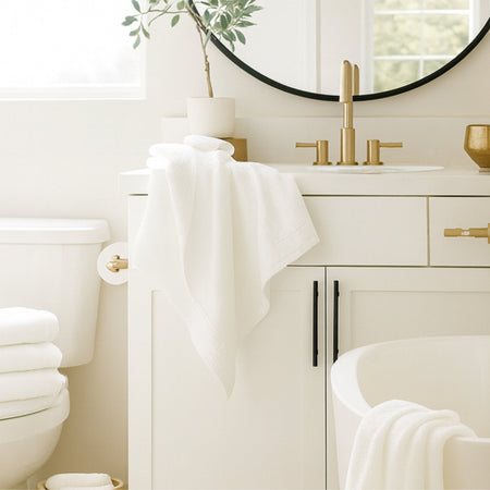 Bamboo Bath Towel - White