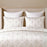 Bamboo Duvet Cover with Shams 3 Piece Set - Damask