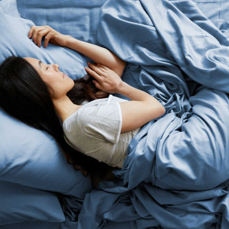 Bamboo Fitted Sheet - Ocean