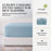 Bamboo Fitted Sheet - Sky - Final Sale/No Returns