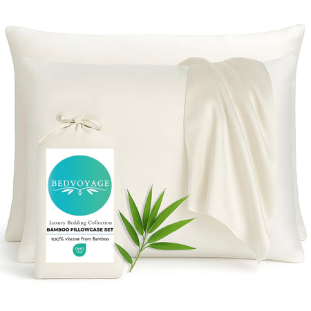 Bamboo Pillowcase Set – Ivory