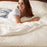 Bamboo Quilted Coverlet - Ivory
