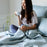Bamboo Quilted Coverlet- Sky - Final Sale/No Returns