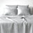 Bamboo Quilted Coverlet- Stone