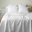 Bamboo Quilted Coverlet- White