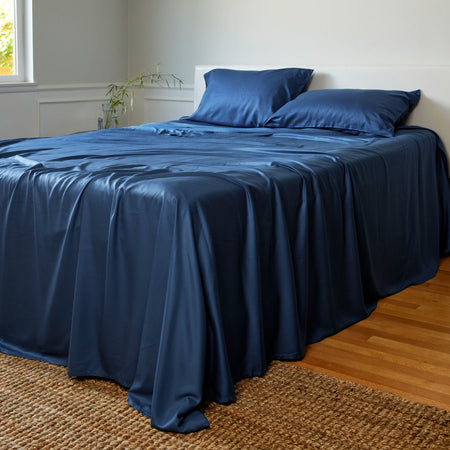 Bamboo Bed Sheet Set - Indigo