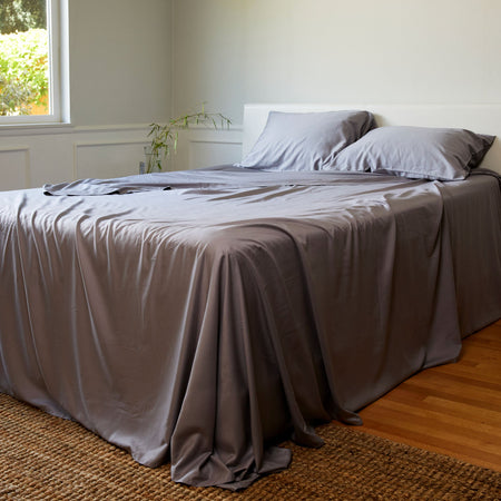 Bamboo Bed Sheet Set - Platinum