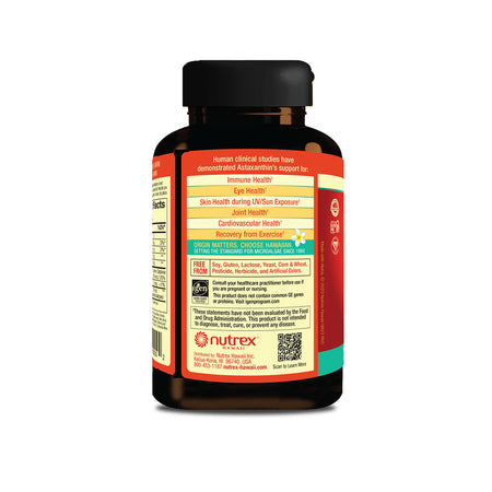 BioAstin Hawaiian Astaxanthin Gummies + Vitamin D3 12 mg 60 Count