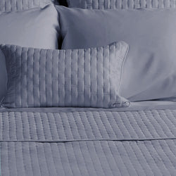 Bamboo Quilted Decorative Pillow - Platinum