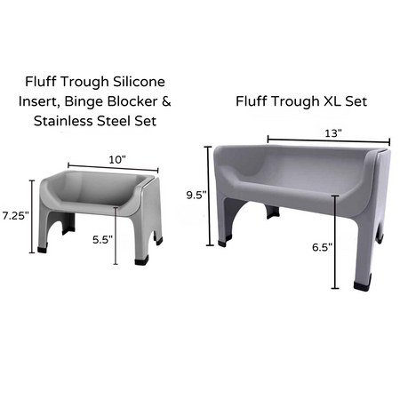 Fluff Trough Silicone Insert Set