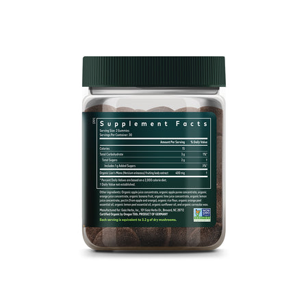 Lion's Mane Mushroom Gummies 60 Count