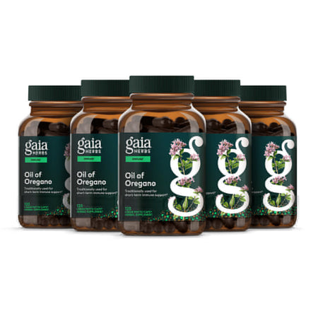Gaia Herbs Oil Of Oregano 120 Liquid Phyto-Caps® (6-Pack)