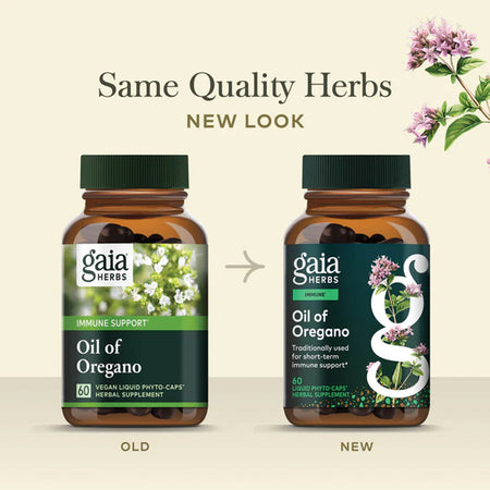 Gaia Herbs Oil Of Oregano 120 Liquid Phyto-Caps® (3-Pack)
