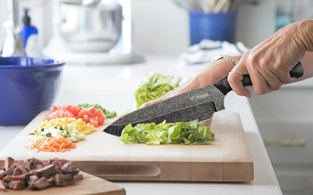 Hearthfire Chef Knife Stonewash Blade Finish (Pre-Order)