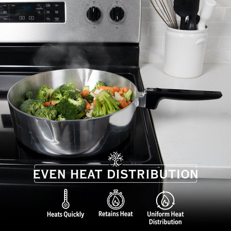 12 Inch Sauté Pan with Lid