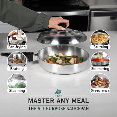 10 Inch Sauté Pan with Lid