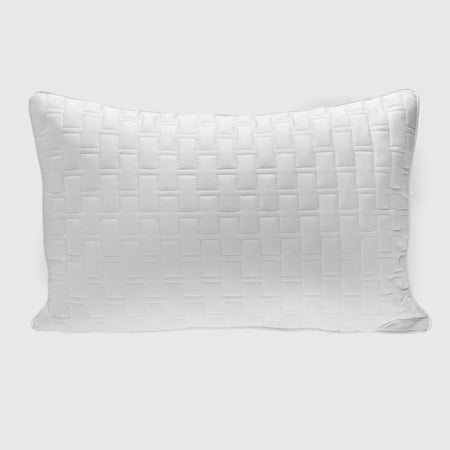 Bamboo Cotton Decorative Throw Pillow- Snow
